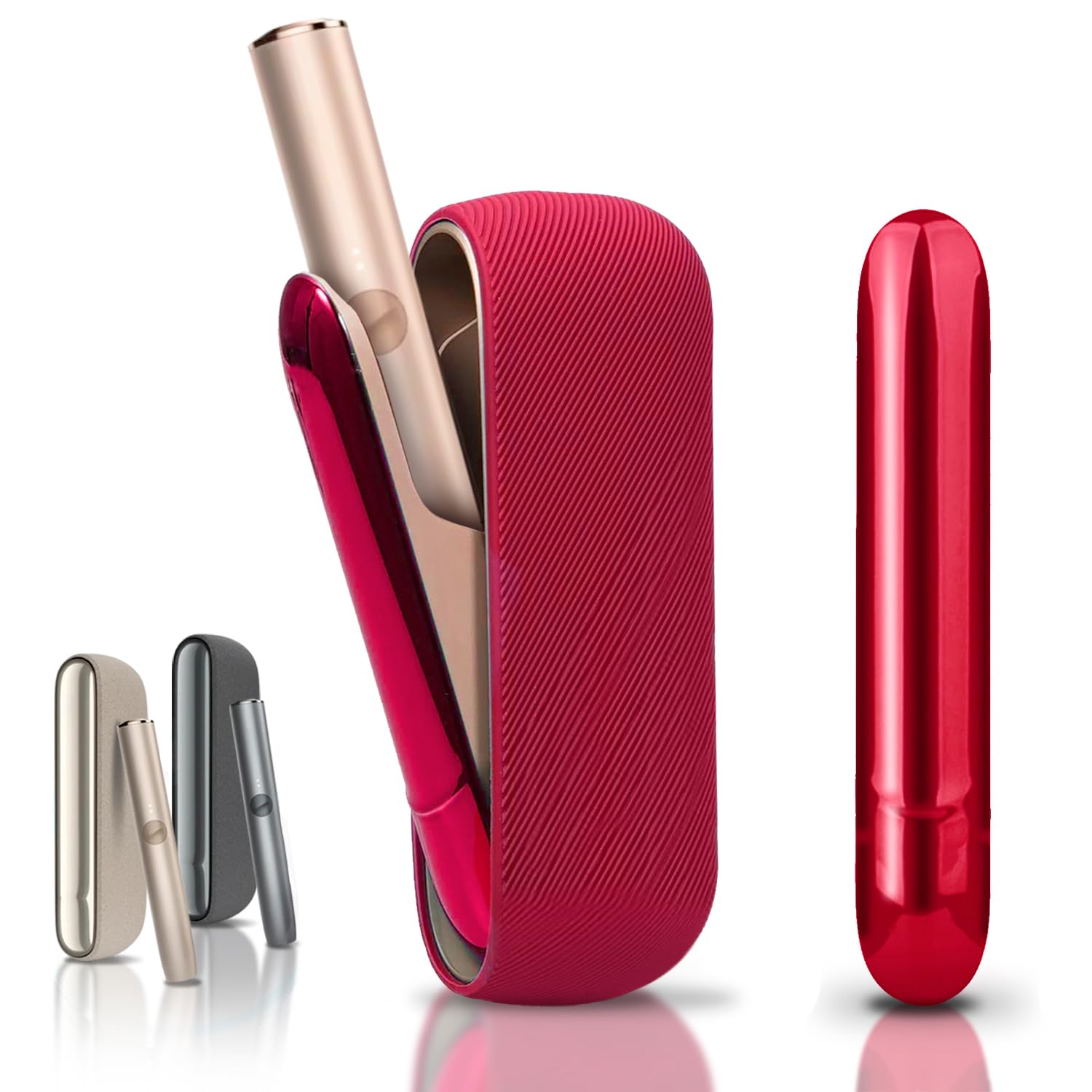 Case Compatible with IQOS ILUMA, Cover + Magnetic Faceplate